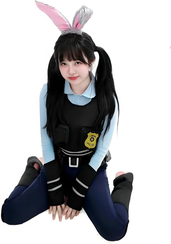 Amazon.co.jp: [ILuvic] ウサギ警官 ジュディコスプレ 17点